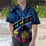 Hawaiian Shirt Vacation Tropical Coconut Palm Horse For Men Women