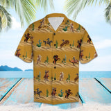 Hawaiian Shirt Women Men Amazing Cowboy