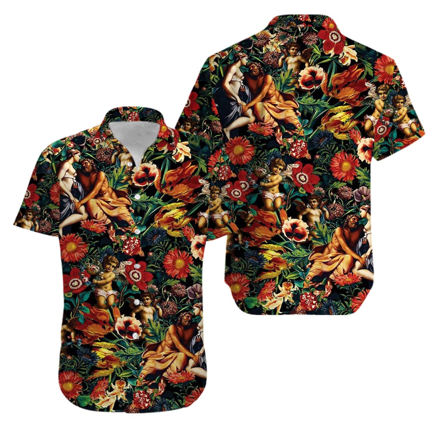 Hera Zeus Garden Hawaiian Aloha Shirt For Men Women