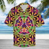 Hippie Jungle Cats Colorful Awesome Design Hawaiian Shirt For Men Women