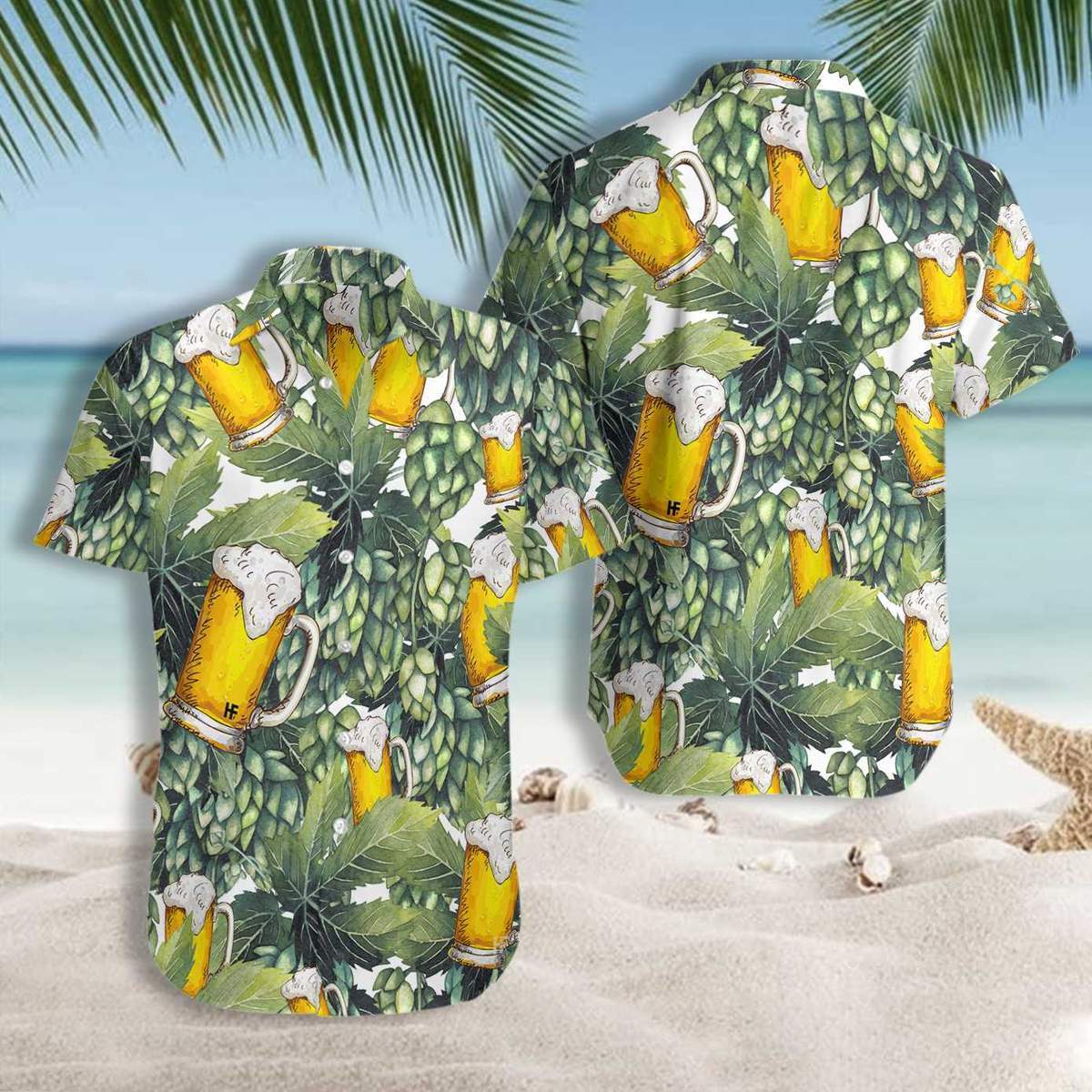 Hops Craft Beer Hawaiian Shirt For Men Women