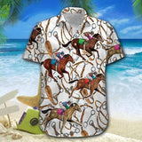 Horse Racing Colorful Hawaiian Shirt For Men Women