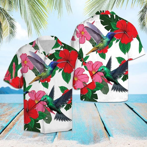 Hummingbird Hibiscus Hawaiian Shirt For Men Women