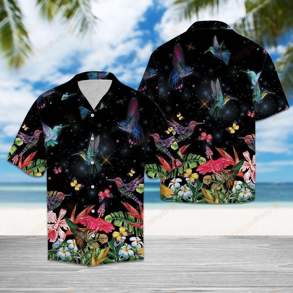 Hummingbird Colorful Amazing Design Hawaiian Shirt For Men Women