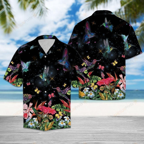 Hummingbird Colorful Amazing Design Hawaiian Shirt For Men Women