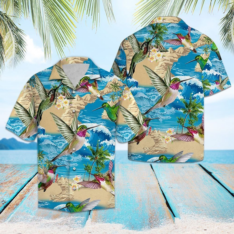 Hummingbird Hawaiian Shirt For Men Women