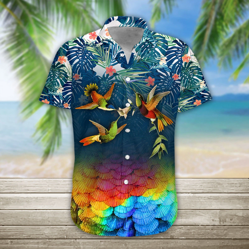 Hummingbird Hawaiian Shirt For Men Women