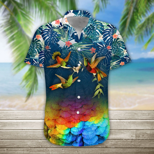 Hummingbird Hawaiian Shirt For Men Women