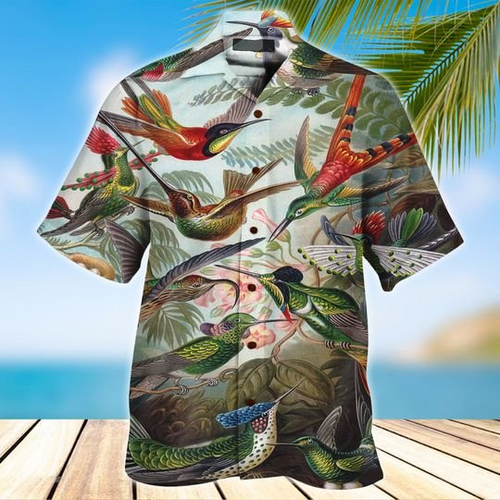 Hummingbird Hawaiian Shirt For Men Women