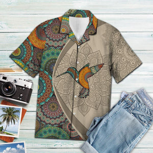 Hummingbird Mandala Multicolor Best Design Hawaiian Shirt For Men Women