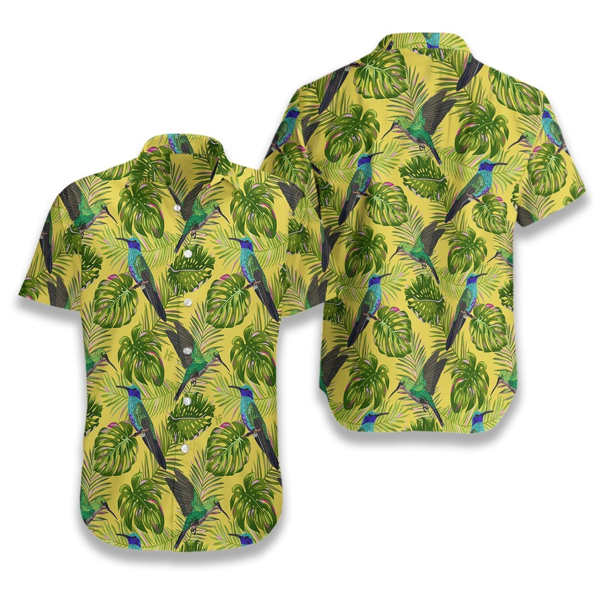Hummingbird Tropical Hawaiian Shirt For Men Women