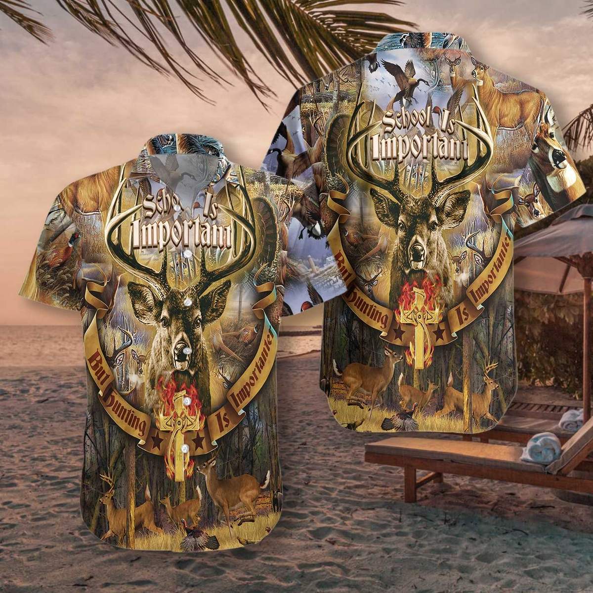 Hunting Hawaiian Shirt For Men Women