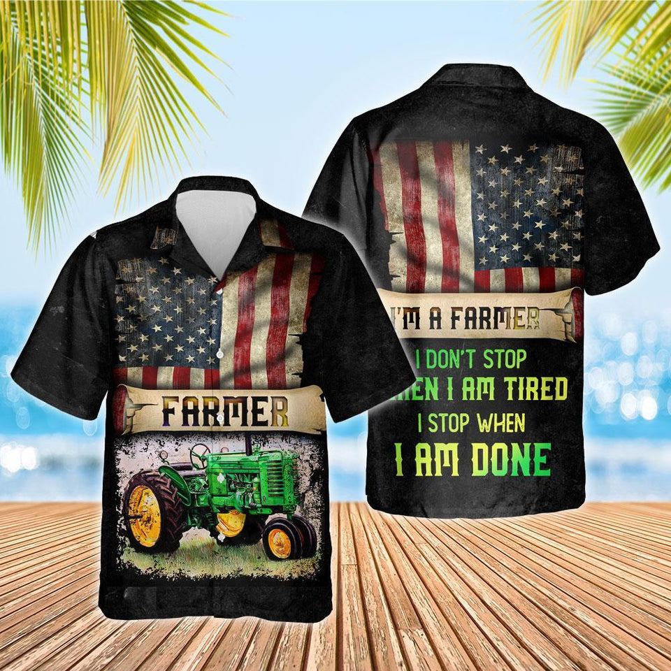 I Am A Farmer Hawaiian Shirt For Men Women