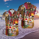I Love Dog Merry Chirstmas Hawaiian Shirt For Men Women