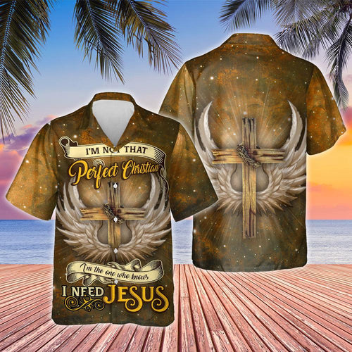 I Need Jesus Hawaiian Shirt For Men Women
