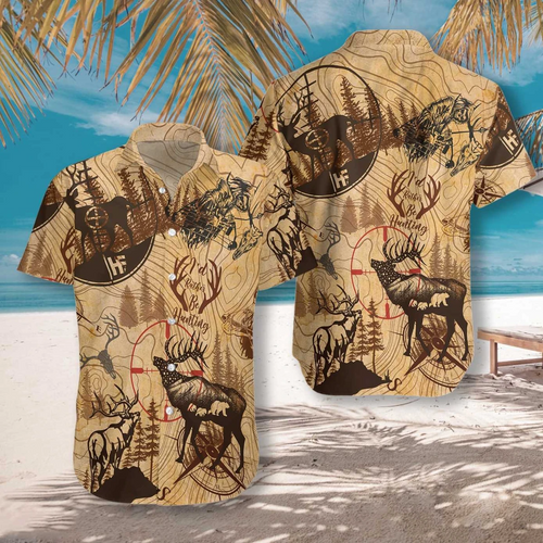 Id Rather Be Hunting Hawaiian Shirt For Men Women