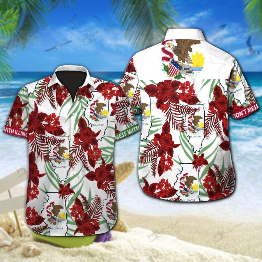 Illinois Hawaiian Shirt For Men Women