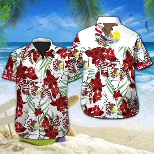 Illinois Hawaiian Shirt For Men Women