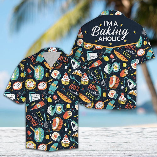 Im A Baking Aholic Colorful Best Design Hawaiian Shirt For Men Women