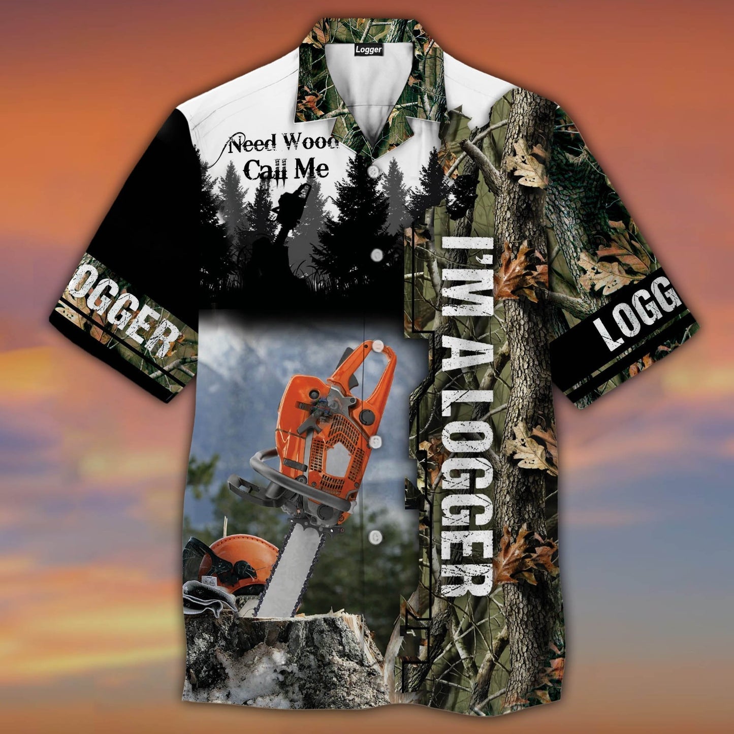 Im A Logger Hawaiian Shirt For Men Women