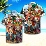 Japanese Neko Cat Hawaiian Shirt For Men Women