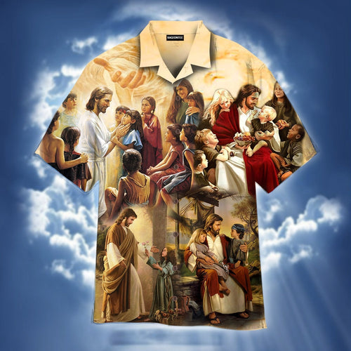 Jesus Children From Around The World Hawaiian Shirt For Men Women