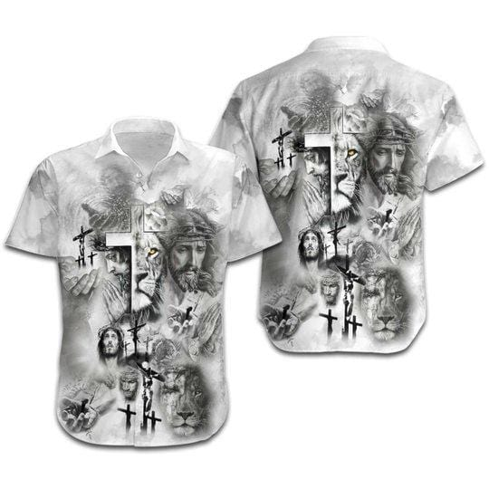 Jesus Lion Hawaiian Shirt For Men Women