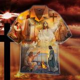 Jesus Sunset Hawaiian Shirt For Men Women