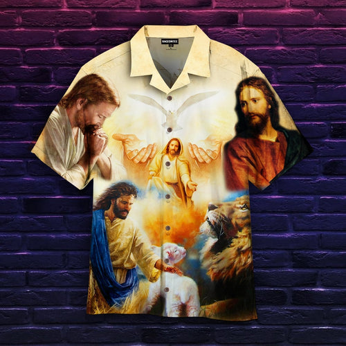 Jesus Bless The World Hawaiian Shirt For Men Women