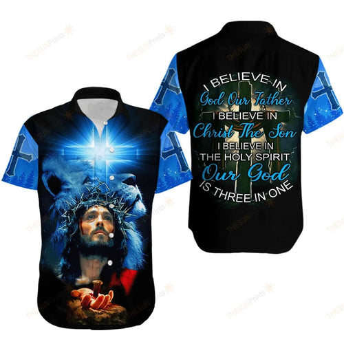 Jesus Blue Best Design Hawaiian Shirt For Men Women