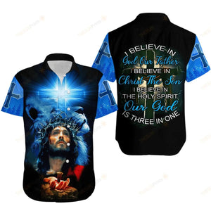 Jesus Blue Best Design Hawaiian Shirt For Men Women