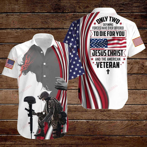 Jesus Christ The American Veteran Hawaiian Shirt For Men Women