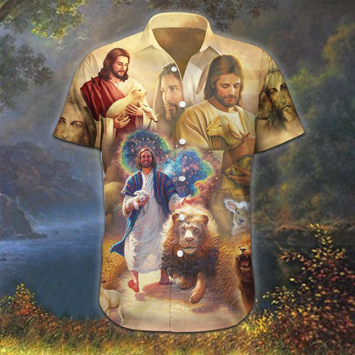 Jesus Hawaiian Shirt For Men Women