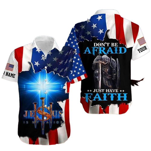 Jesus Is My Savior Dont Be Afraid Hawaiian Aloha Shirt For Men Women