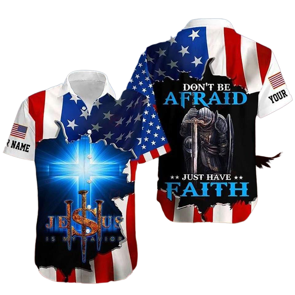 Jesus Is My Savior Dont Be Afraid Hawaiian Aloha Shirt For Men Women