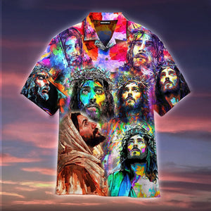 Jesus Peace Life Colorful Hawaiian Shirt For Men Women
