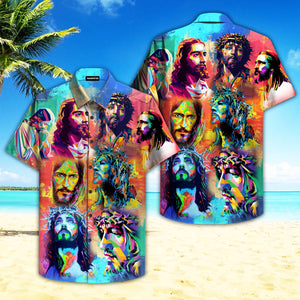 Jesus Peace Life Colorful Hawaiian Shirt For Men Women