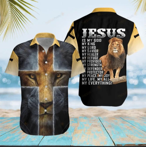 Jesus Yellow Best Design Hawaiian Shirt For Men Women
