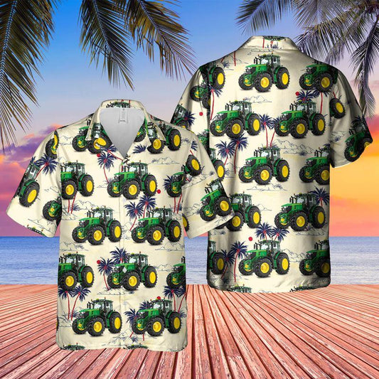 John Deere Tractor Hawaiian Shirt For Men Women