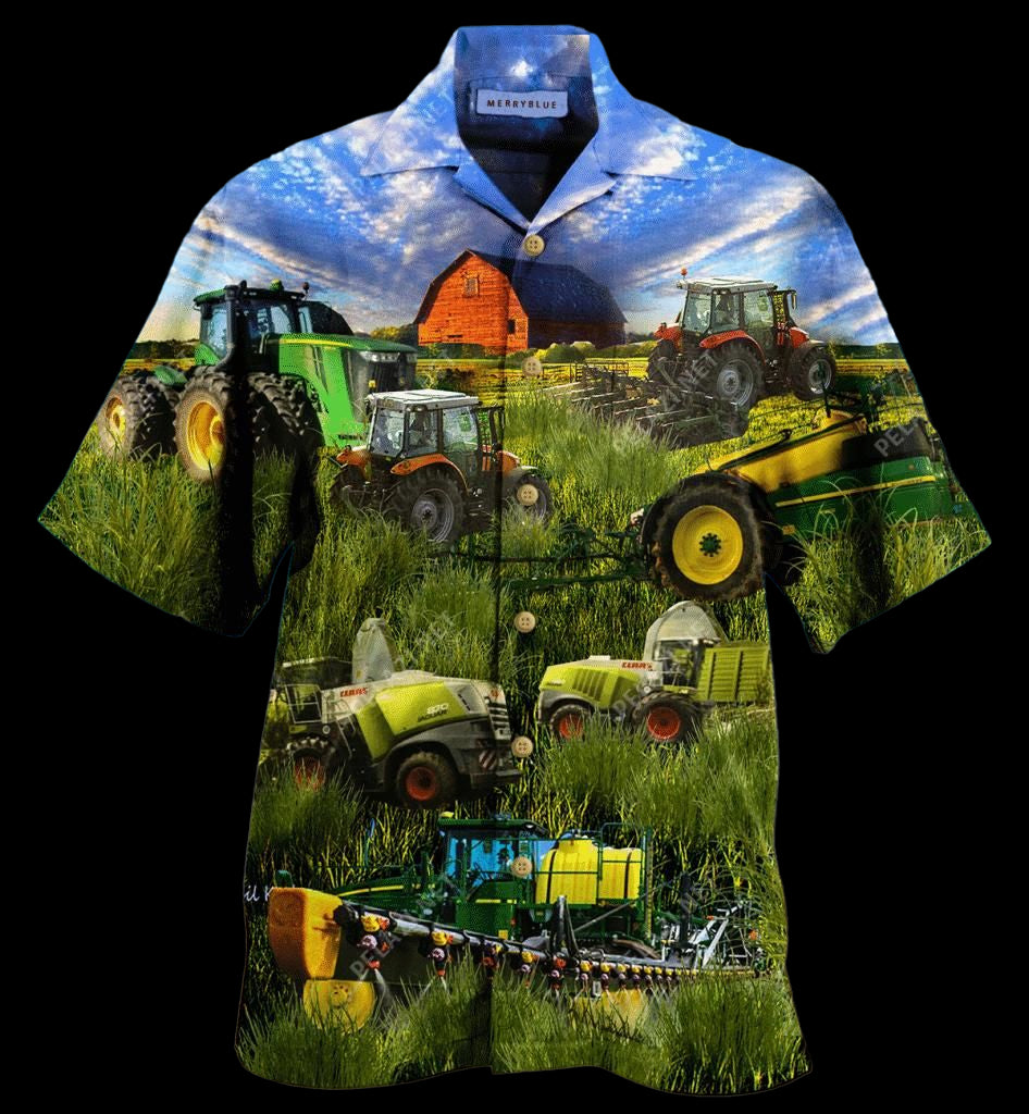 Just One More Tractor I Promise Green Unique Design Hawaiian Shirt For Men Women