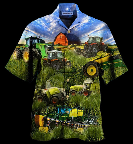 Just One More Tractor I Promise Green Unique Design Hawaiian Shirt For Men Women