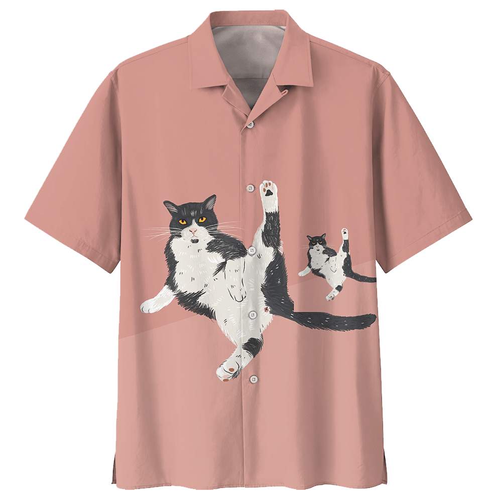 Kick Cat Hawaiian Shirt For Men Women