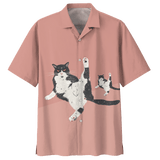 Kick Cat Hawaiian Shirt For Men Women