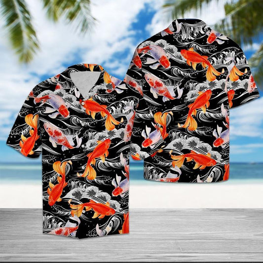 Koi Fish Hawaiian Shirt For Men Women