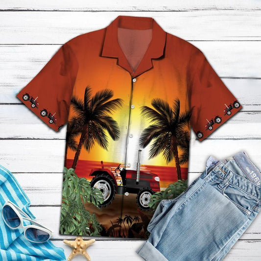 Legend Tractor Brown Best Design Hawaiian Shirt For Men Women