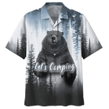 Lets Camping Bear Hawaiian Shirt For Men Women