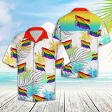Lgbt Love Is Love Summer Vacation Colorful Amazing Design Hawaiian Shirt For Men Women