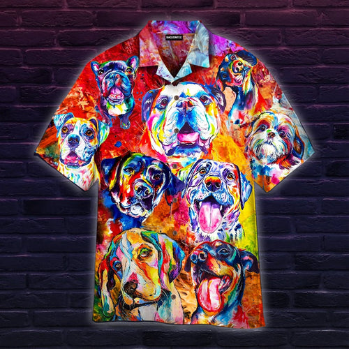 Life Is Better With Dogs Hawaiian Shirt For Men Women