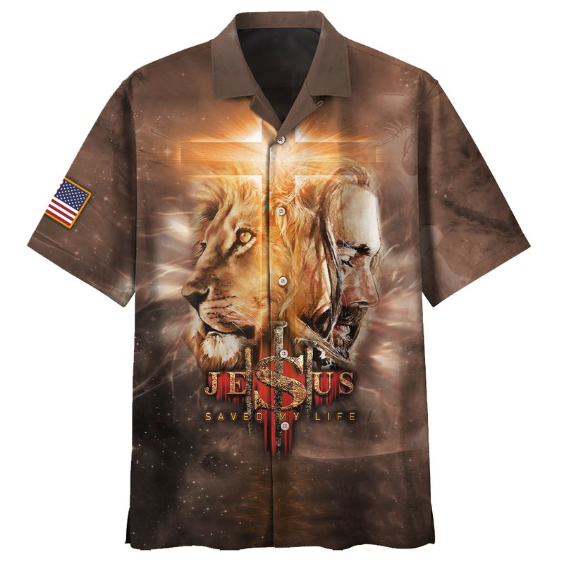 Lion Jesus Hawaiian Shirt For Men Women