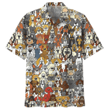 List Of Golden Retriever Dog Hawaiian Shirt Red For Men Women